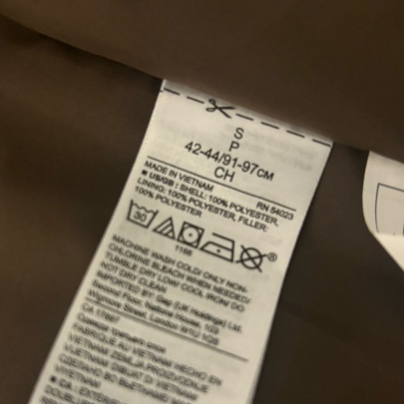 Banana Republic Brown Primaloft vest size Small. - Picture 5 of 7